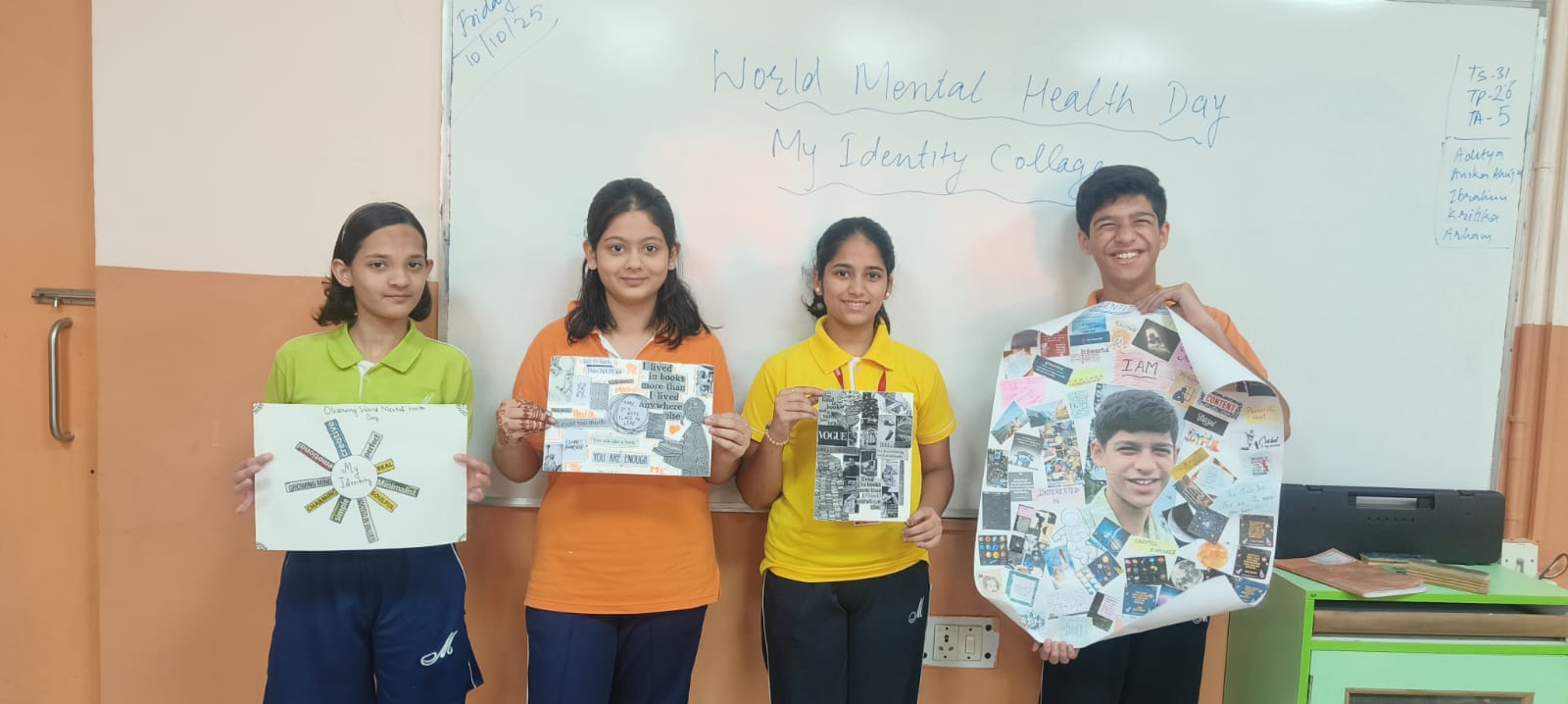 Celebrating World Mental Health Day with heart and creativity!